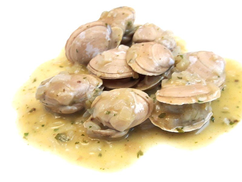 Receta de almejas a la marinera